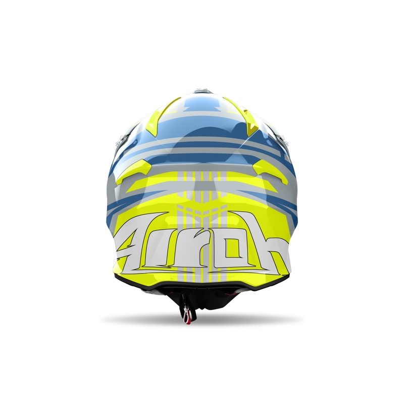 Casco de motocross Airoh Aviator Ace 2 Proud amarillo brillante