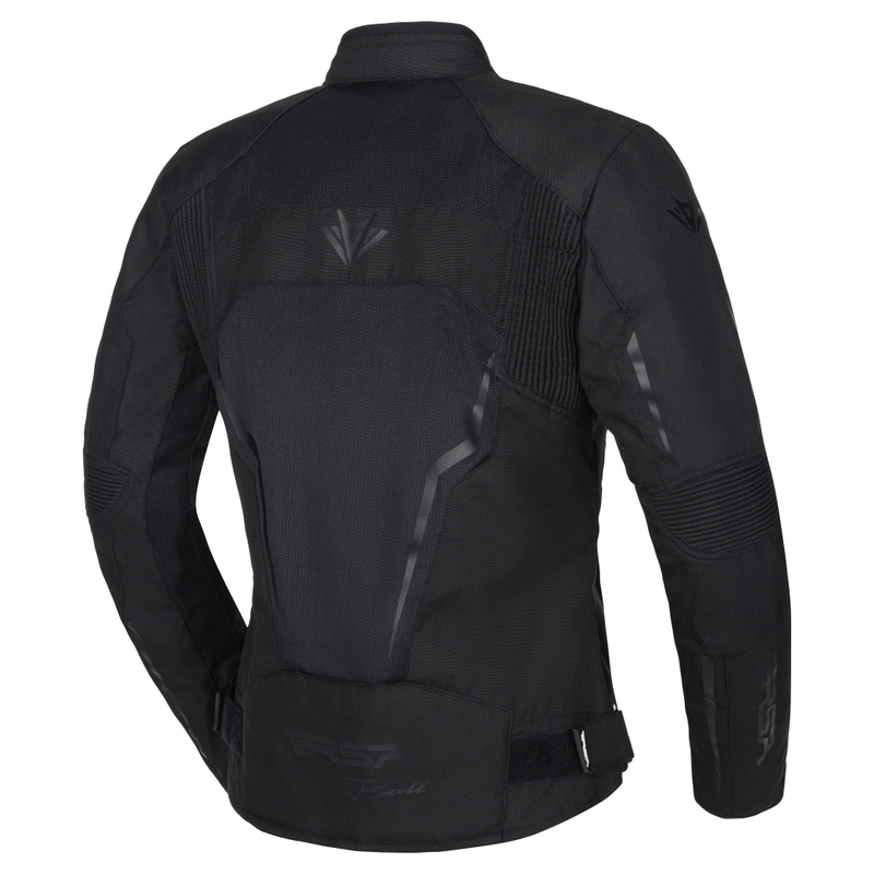 Chaqueta de moto RSA Bolt para mujer Negro