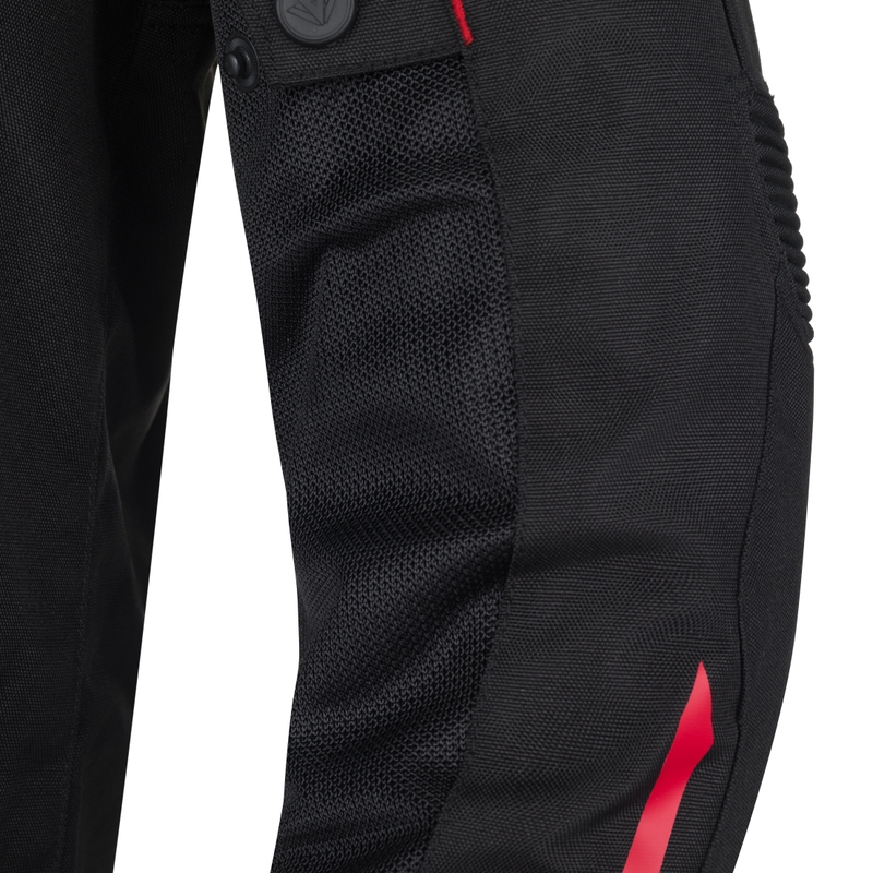 Chaqueta de moto RSA Bolt negro-blanco-rojo