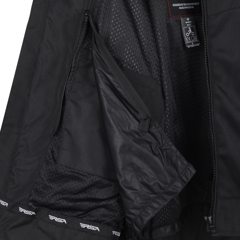 Chaqueta de moto RSA Bolt negra