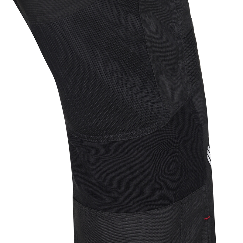 Pantalón de moto RSA Bolt negro-blanco-rojo