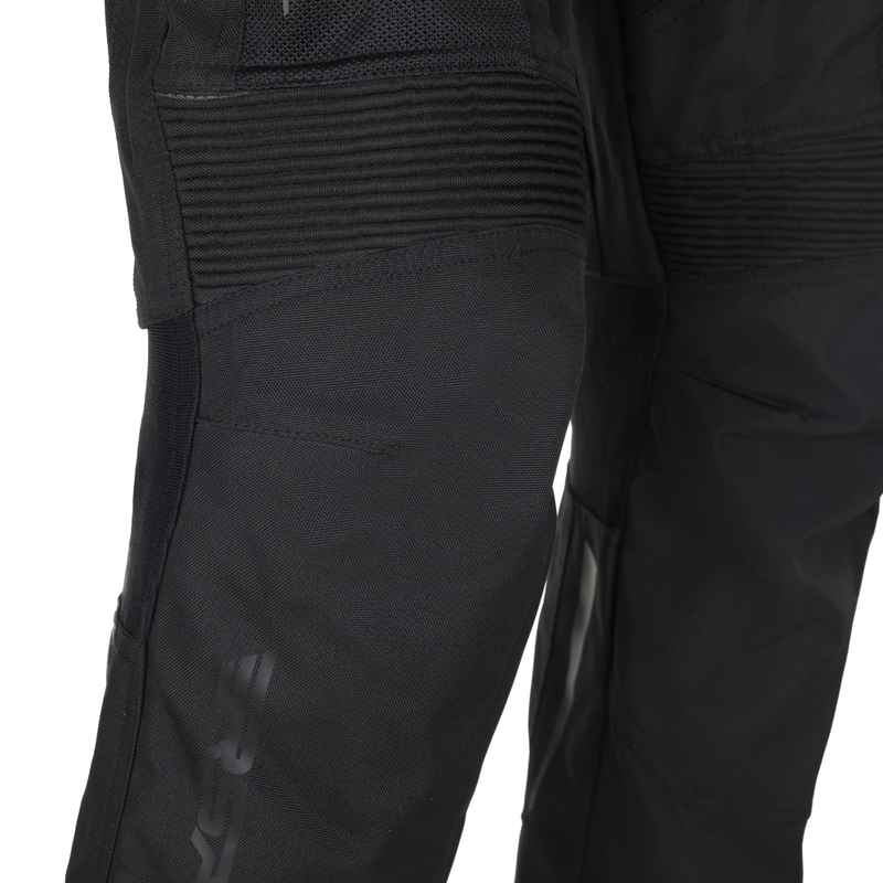 Pantalón de moto para mujer RSA Bolt Negro, Blanco y Rosa