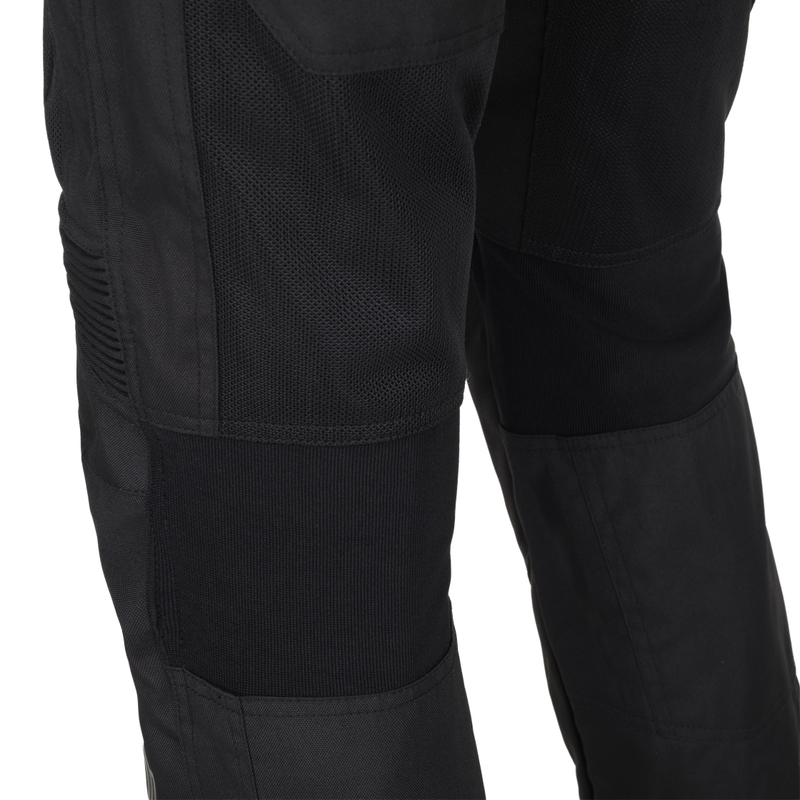 Pantalón de moto para mujer RSA Bolt Negro, Blanco y Rosa