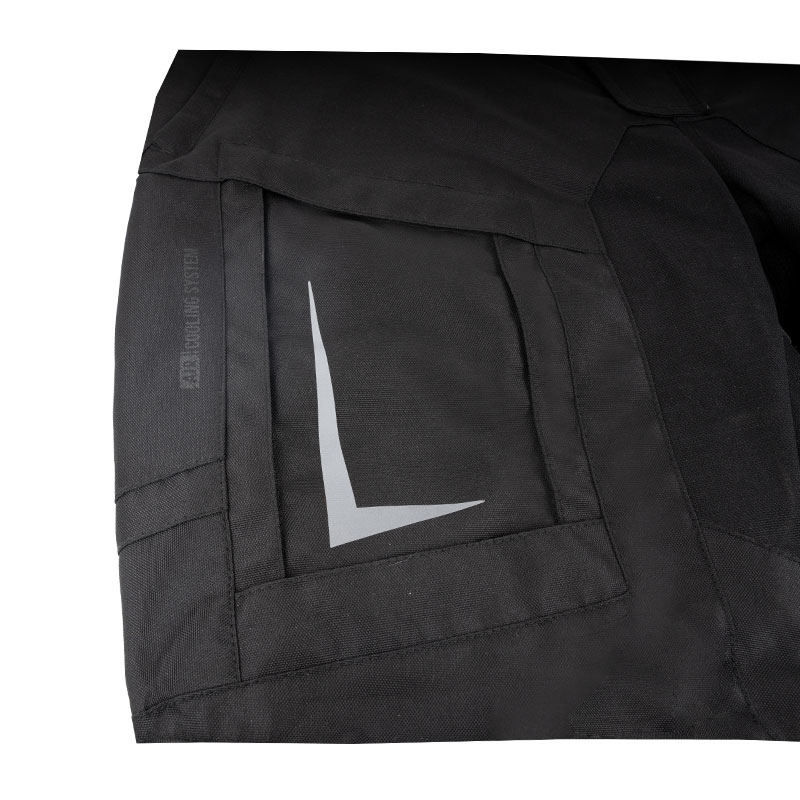 Pantalones de moto Street Racer Hilax Black para mujer