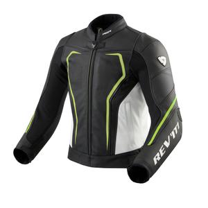 Chaqueta de moto Revit Vertex GT negro-amarillo fluo liquidación