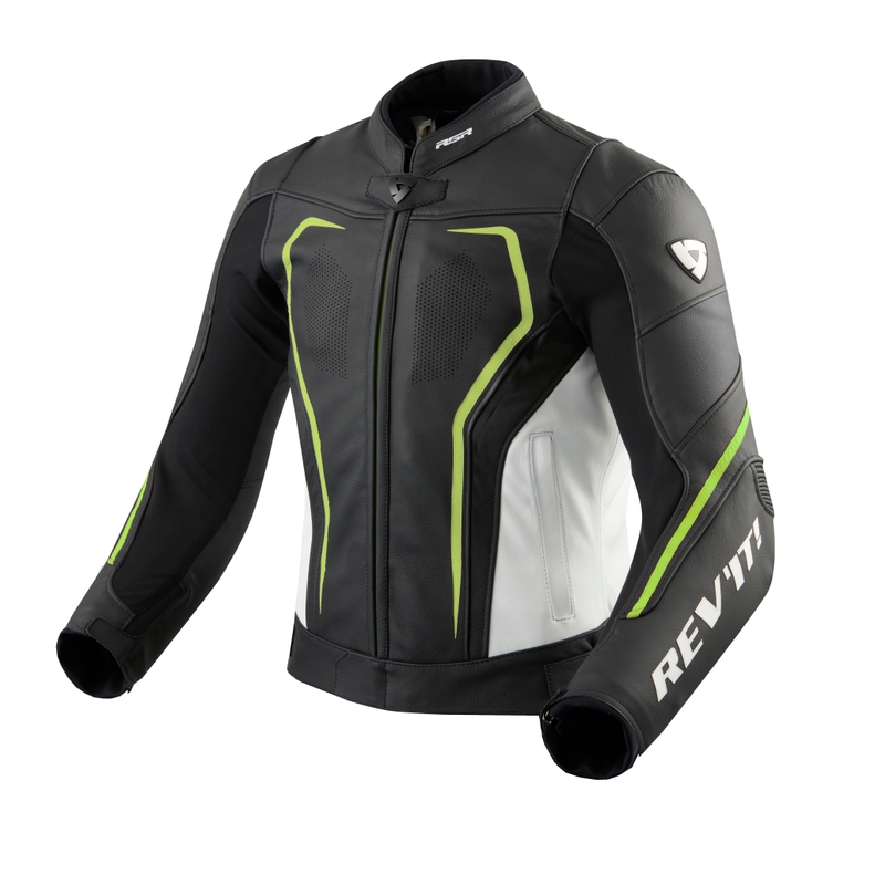 Chaqueta de moto Revit Vertex GT negro-amarillo fluo liquidación