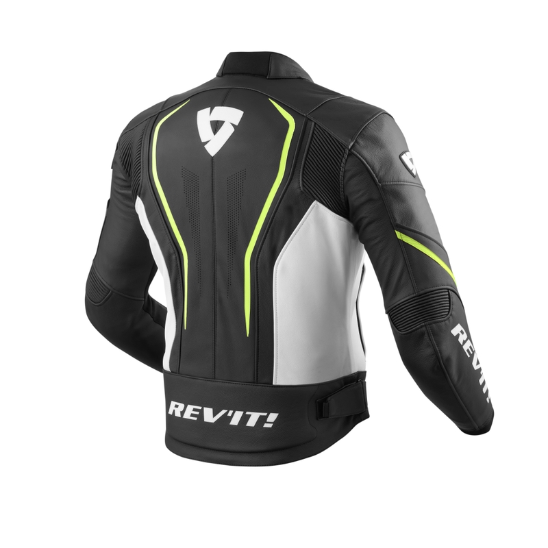 Chaqueta de moto Revit Vertex GT negro-amarillo fluo liquidación