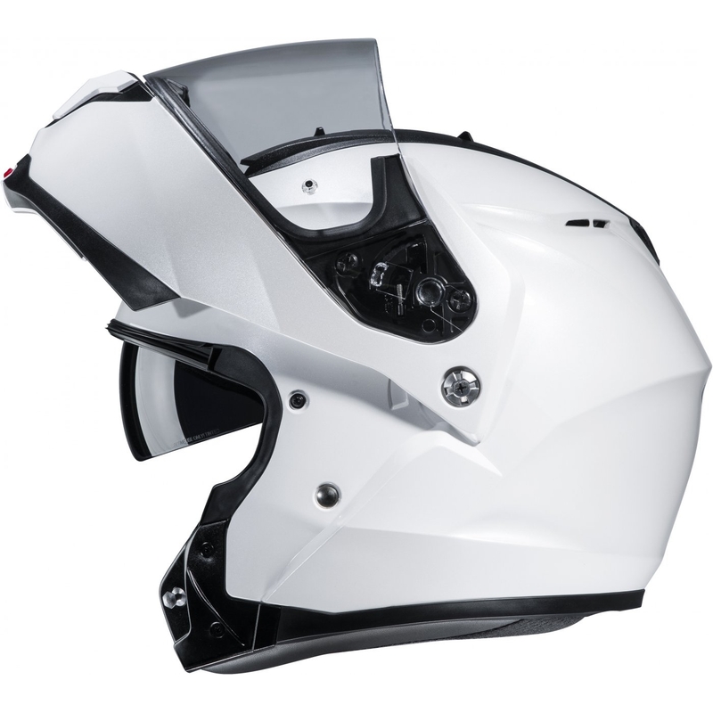 Casco de moto abatible HJC casco C91N Solid blanco perla