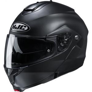 Casco de moto abatible HJC C91N Solid semi negro