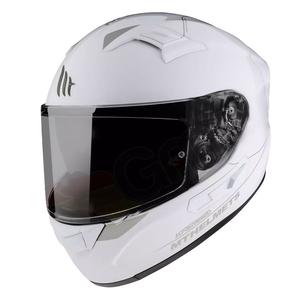 Casco integral de moto MT Kre SV blanco liquidación