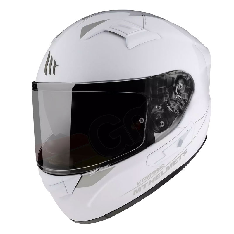 Casco integral de moto MT Kre SV blanco liquidación