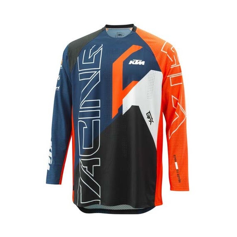 Maillot motocross KTM Gravity-FX Replica negro-azul-naranja liquidación