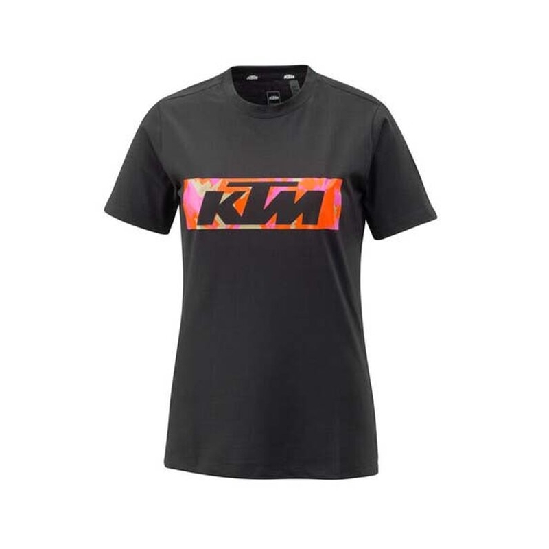 Camiseta de mujer KTM Camo negra liquidación