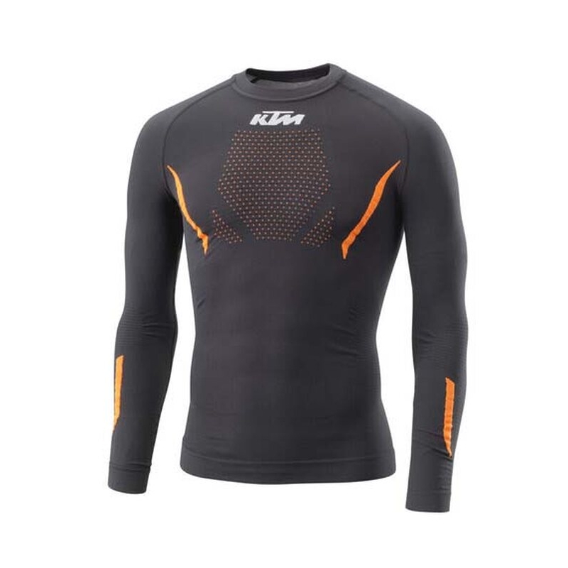 Camiseta funcional KTM Summer Performence Long negro-naranja