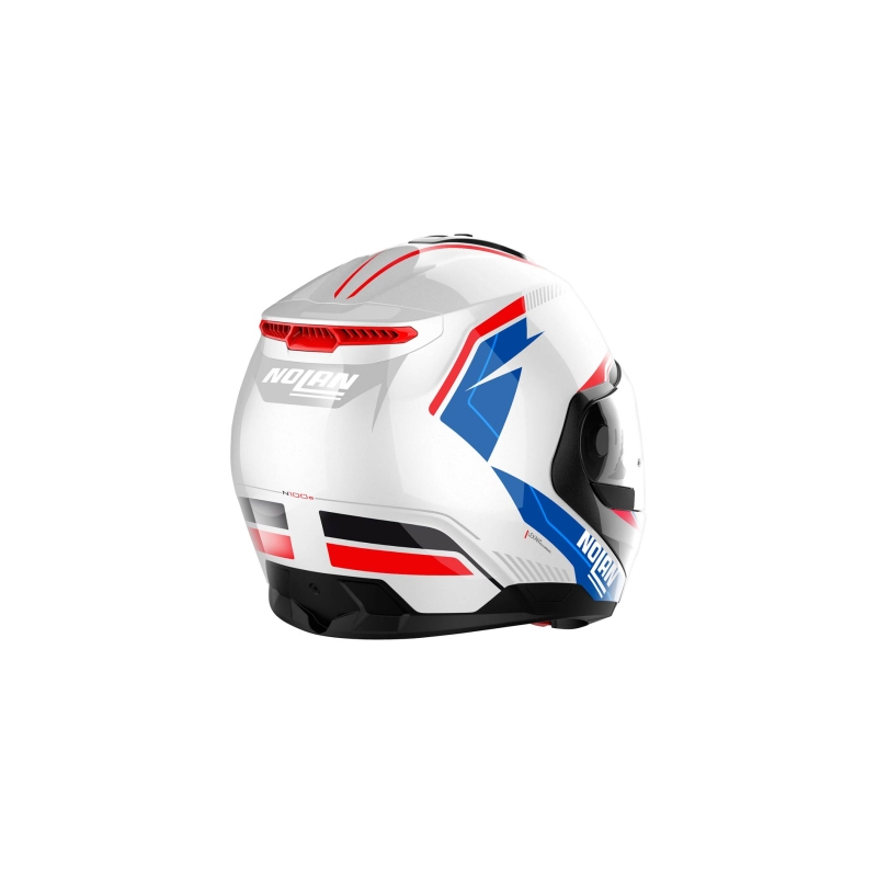 Casco abatible para moto Nolan N100-6 Surveyor N-COM 24 blanco-azul