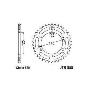 Řetězová rozeta JT 48 zubů, 520
