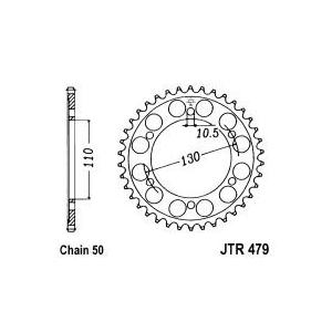 Řetězová rozeta JT 45 zubů, 530