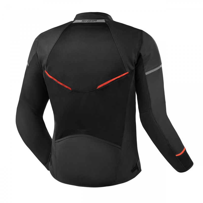 Chaqueta de moto Shima X-MESH 2.0 negro-rojo