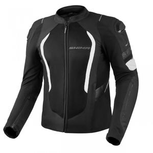Chaqueta de moto Shima MESHPRO 2.0 blanco y negro