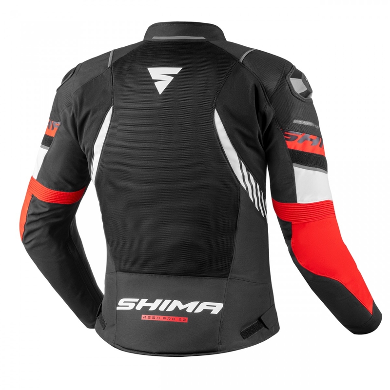 Chaqueta de moto Shima MESHPRO 2.0 negro-rojo
