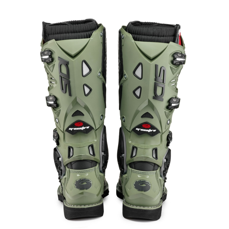 Botas de moto SIDI CROSSFIRE 3 verde-negro
