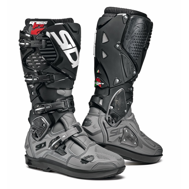Botas de moto SIDI CROSSFIRE 3 SRS gris-negro