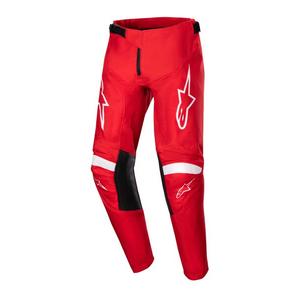 Alpinestars Racer Lurv 2024 Pantalones Motocross Niños Rojo y Blanco