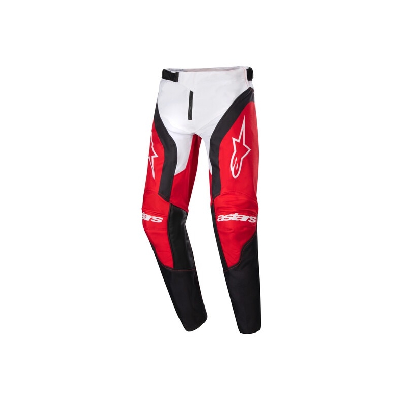 Pantalón Alpinestars Racer Ocuri 2024 Motocross Niño Rojo, Blanco y Negro