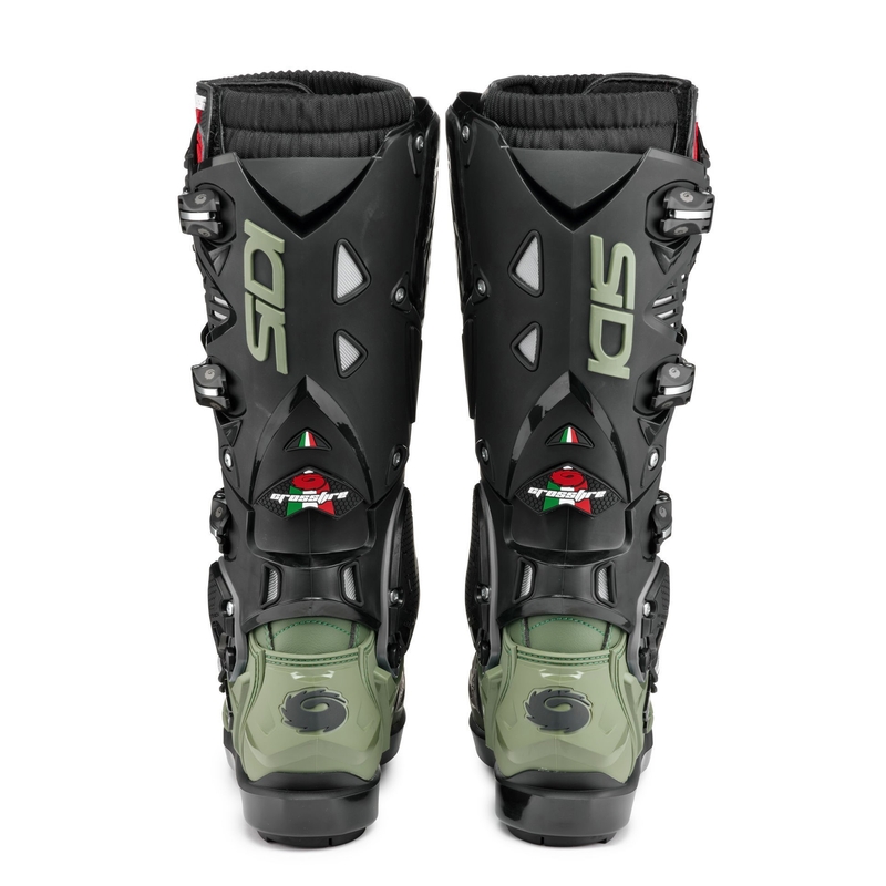 Botas de moto SIDI CROSSFIRE 3 SRS verde-negro