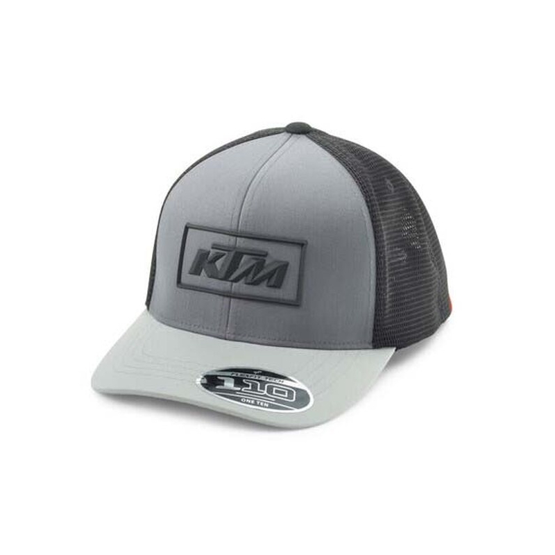 Gorra KTM Outline Trucker Kids gris-negro