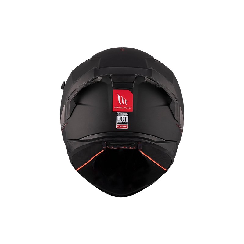 MT BRAKER SV SOLID A1 casco integral de moto negro brillante