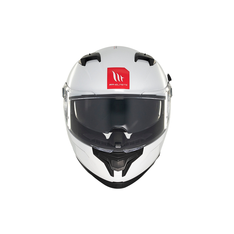 MT BRAKER SV SOLID A0 casco integral de moto blanco