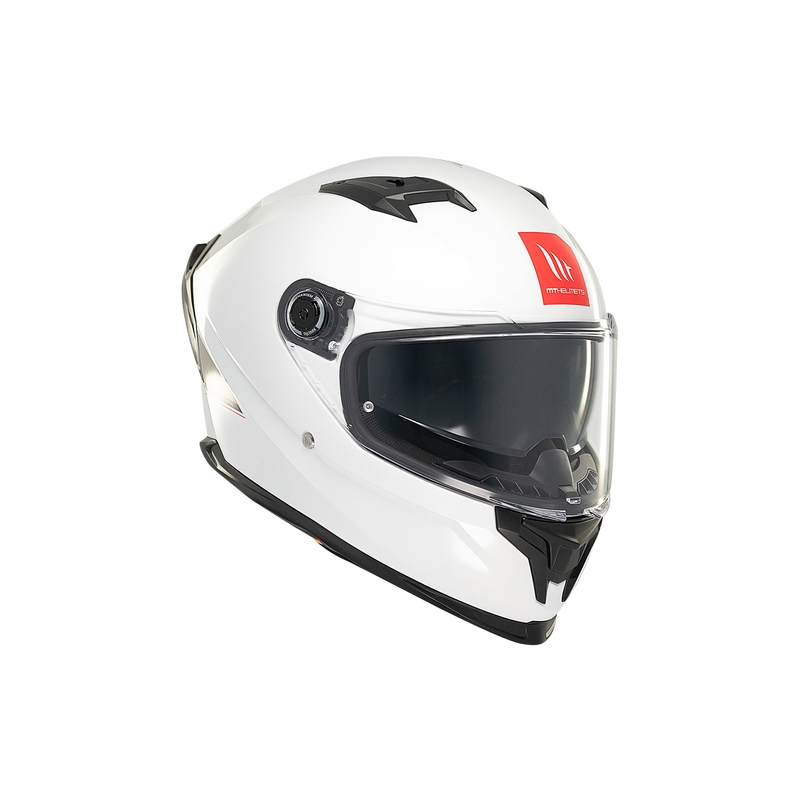 MT BRAKER SV SOLID A0 casco integral de moto blanco