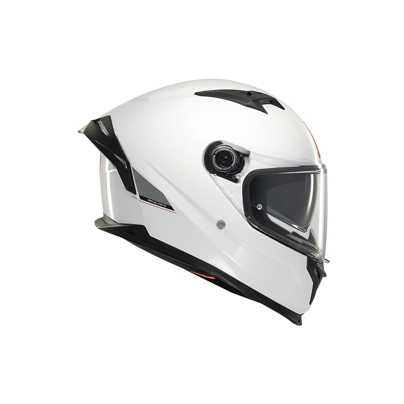 MT BRAKER SV SOLID A0 casco integral de moto blanco