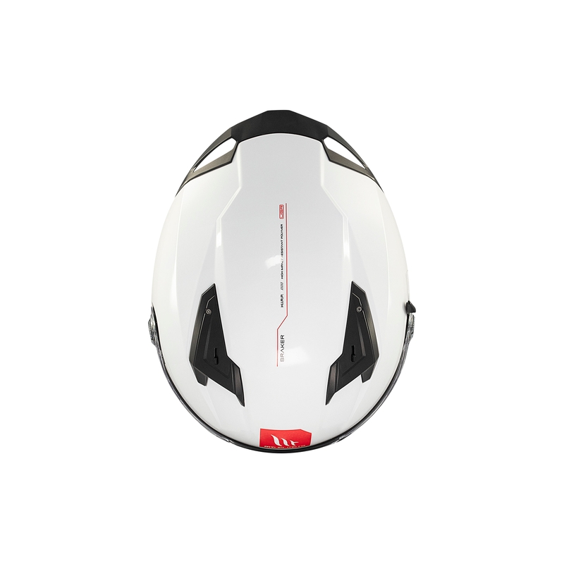 MT BRAKER SV SOLID A0 casco integral de moto blanco