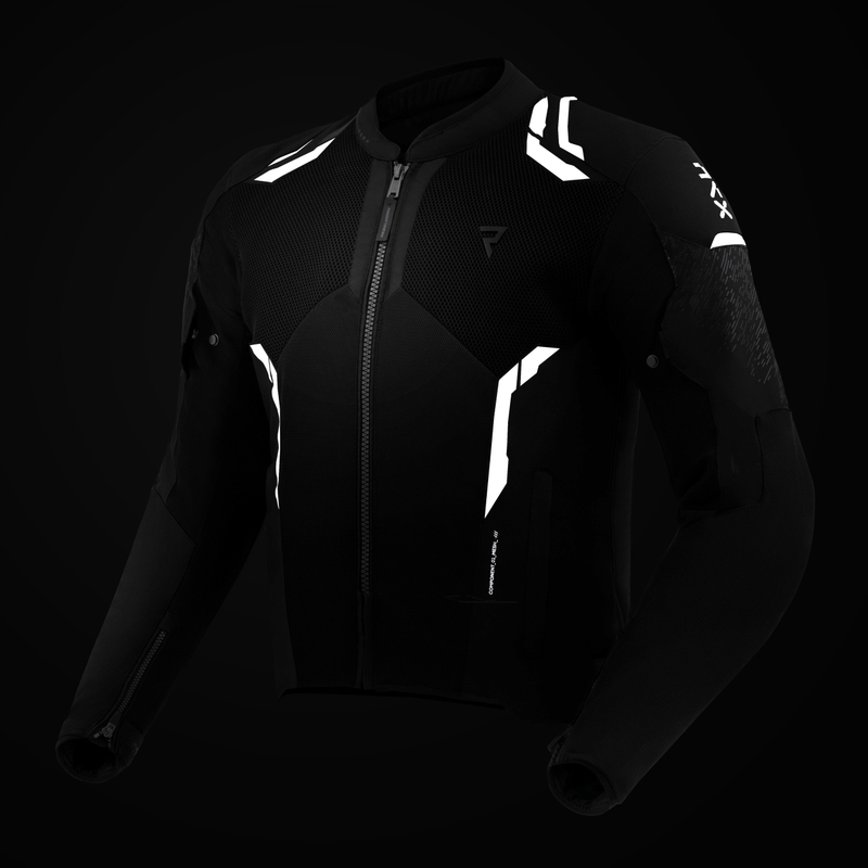 Chaqueta de moto Rebelhorn Jax negra