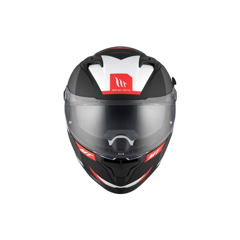 MT BRAKER CHENTO B0 casco integral de moto negro-gris-blanco