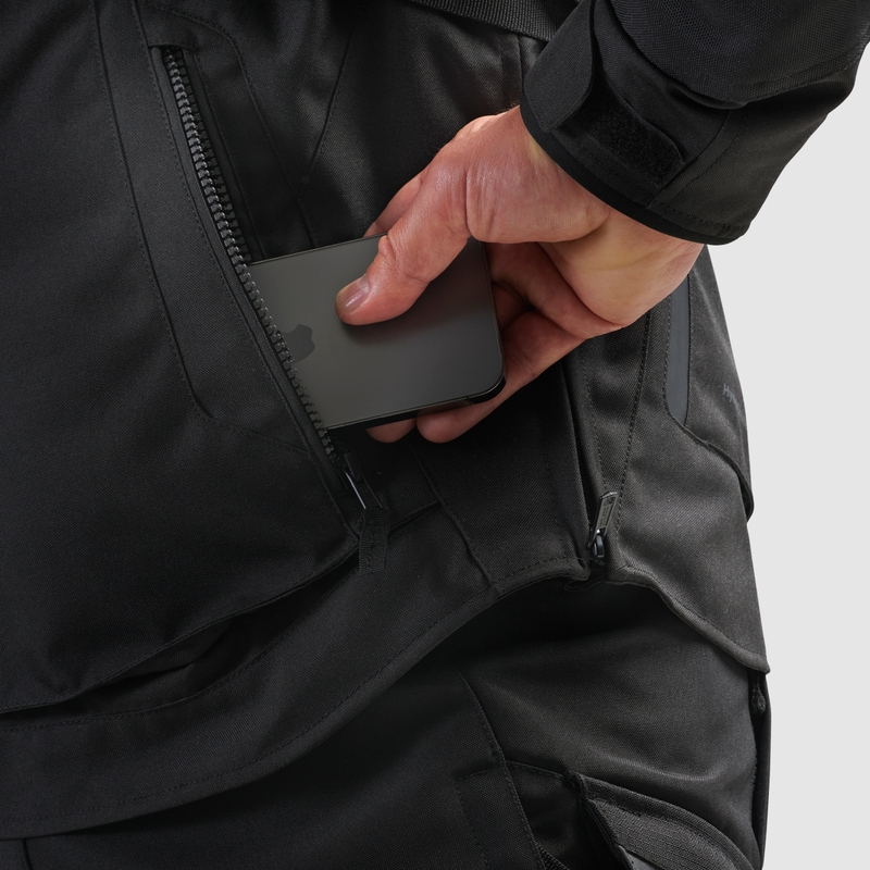 Chaqueta de moto Rebelhorn Hiker IV negra