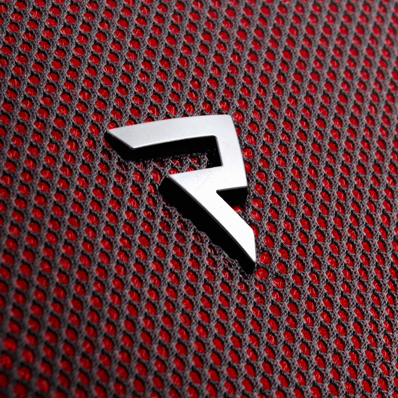 Chaqueta de moto negra y roja Rebelhorn Jax