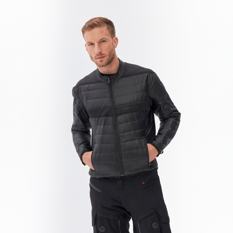 Chaqueta de moto negra Rebelhorn Range