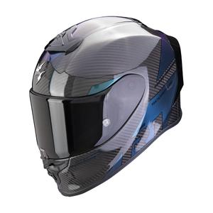 Casco integral de moto Scorpion EXO-R1 EVO Carbon Air Rally negro camaleón