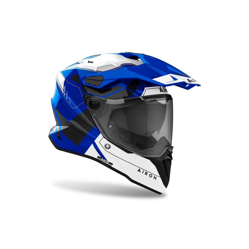 Casco de enduro Airoh Commander 2 Reveal azul brillante