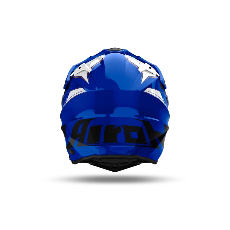 Casco de enduro Airoh Commander 2 Reveal azul brillante