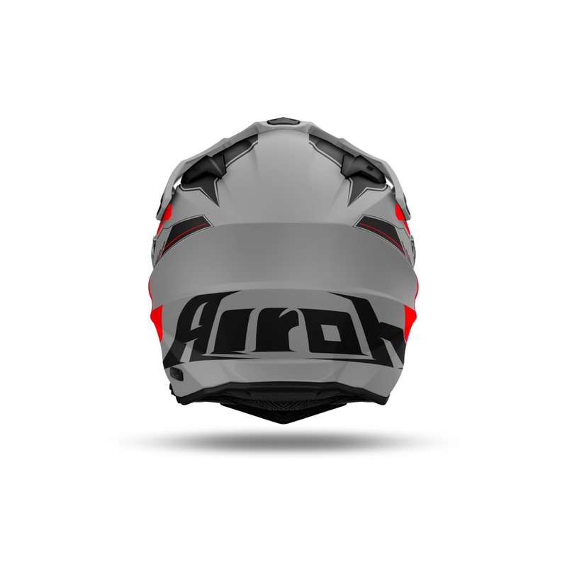 Casco enduro Airoh Commander 2 Reveal rojo fluo mate