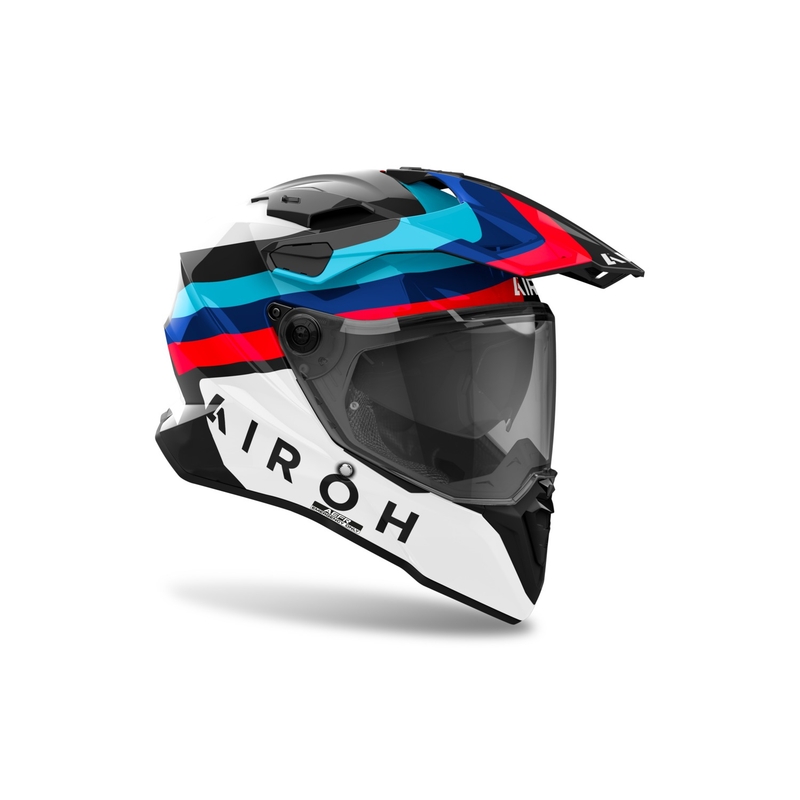 Casco de enduro Airoh Commander 2 Doom negro brillante