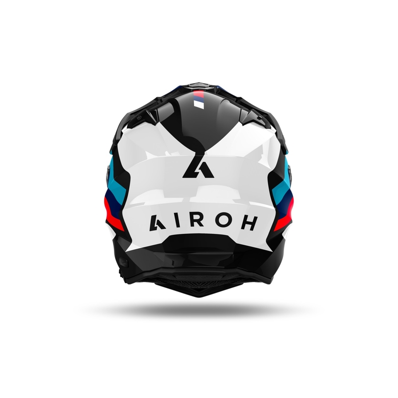 Casco de enduro Airoh Commander 2 Doom negro brillante