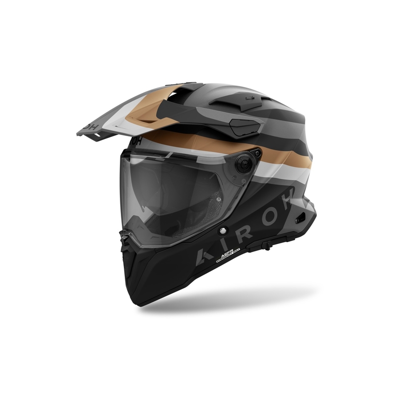 Casco de enduro Airoh Commander 2 Doom dorado mate