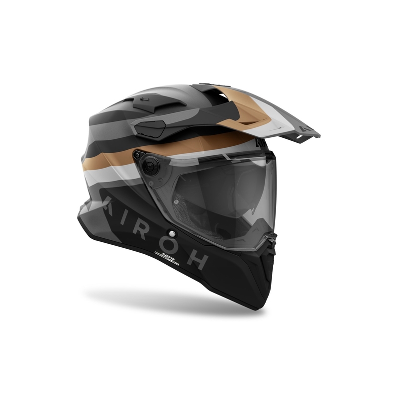 Casco de enduro Airoh Commander 2 Doom dorado mate