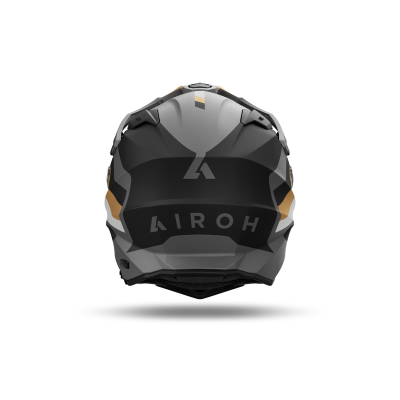 Casco de enduro Airoh Commander 2 Doom dorado mate