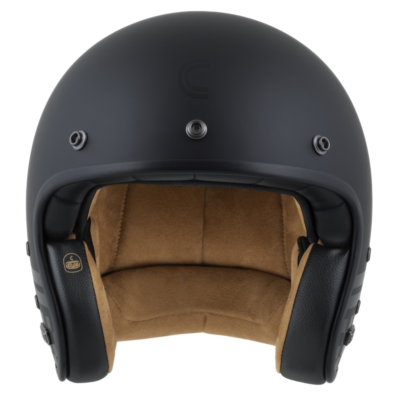 Casco abierto Cassida Eso Forty Nine negro mate